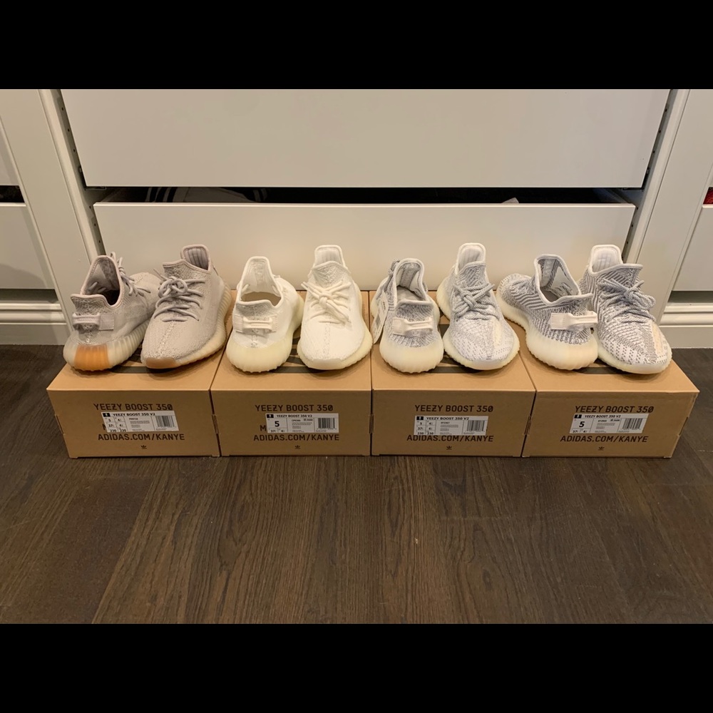 ✔️SOLD Yeezy Boost 350 V2 Triple White Cream Men 5 - Picture 3 of 3
